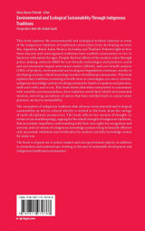 Environmental and Ecological Sustainability Through Indigenous Traditions