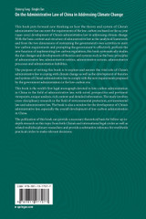 On the Administrative Law of China in Addressing Climate Change On the Administrative Law of China in Addressing Climate Change