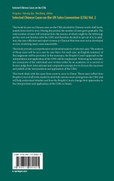 Selected Chinese Cases on the UN Sales Convention (CISG) Vol. 2 Selected Chinese Cases on the UN Sales Convention (CISG) Vol. 2