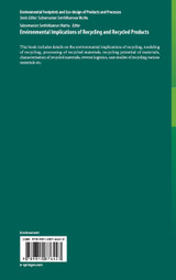 Environmental Implications of Recycling and Recycled Products