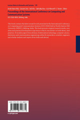 Proceedings of the International Conference on Computing and Communication Systems