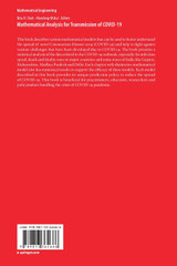 Mathematical Analysis for Transmission of COVID-19