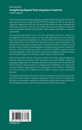 Strengthening Regional Trade Integration in South Asia
