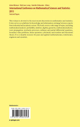 International Conference on Mathematical Sciences and Statistics 2013