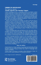 Crisis in Sociology Crisis in Sociology