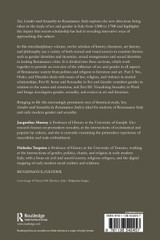 Sex, Gender and Sexuality in Renaissance Italy Sex, Gender and Sexuality in Renaissance Italy