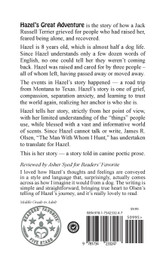 Hazel's Great Adventure