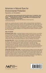 Advances in Natural Dyes for Environmental Protection