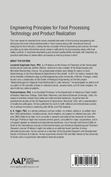 Engineering Principles for Food Processing Technology and Product Realization Engineering Principles for Food Processing Technology and Product Realization