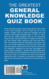 The Greatest General Knowledge Quiz Book