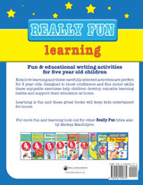Really Fun Writing Workbook For 5 Year Olds