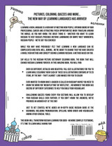 Russian Picture Dictionary Coloring Book