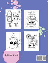 What's for Breakfast? Cute and Sweet Food Lovers Coloring Book