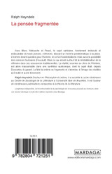 La pensée fragmentée