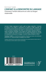 L'enfant à la rencontre du langage