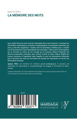 La mémoire des mots