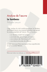 Le lambeau de Philippe Lançon (Analyse de l'œuvre)