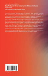 Data Analysis for Direct Numerical Simulations of Turbulent Combustion