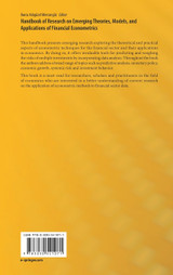 Handbook of Research on Emerging Theories, Models, and Applications of Financial Econometrics