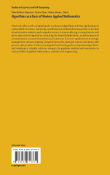 Algorithms as a Basis of Modern Applied Mathematics