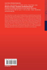 Advances in Design, Simulation and Manufacturing IV