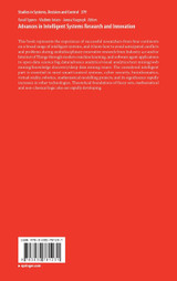 Advances in Intelligent Systems Research and Innovation Advances in Intelligent Systems Research and Innovation