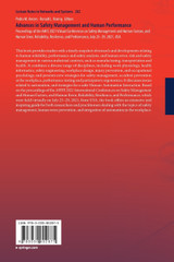 Advances in Safety Management and Human Performance