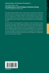 Self-Organization as a New Paradigm in Evolutionary Biology
