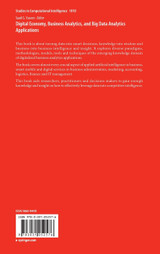 Digital Economy, Business Analytics, and Big Data Analytics Applications