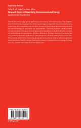 Research Topics in Bioactivity, Environment and Energy