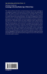 Cosmology in the Early Modern Age