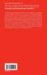 Occupational and Environmental Safety and Health IV Occupational and Environmental Safety and Health IV