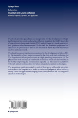 Quantum Dot Lasers on Silicon