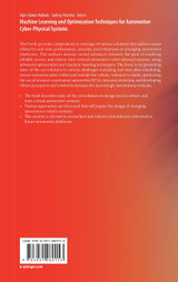 Machine Learning and Optimization Techniques for Automotive Cyber-Physical Systems