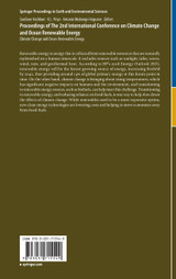 Proceedings of The 2nd International Conference on Climate Change and Ocean Renewable Energy