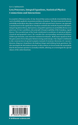 Levy Processes, Integral Equations, Statistical Physics Levy Processes, Integral Equations, Statistical Physics