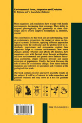 Environmental Stress, Adaptation and Evolution Environmental Stress, Adaptation and Evolution