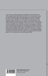 Eberhard Jüngels Theologie der Liebe Eberhard Jüngels Theologie der Liebe