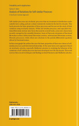 Analysis of Variations for Self-similar Processes