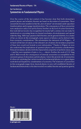 Symmetries in Fundamental Physics