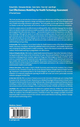Cost Effectiveness Modelling for Health Technology Assessment Cost Effectiveness Modelling for Health Technology Assessment