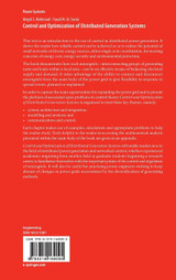 Control and Optimization of Distributed Generation Systems Control and Optimization of Distributed Generation Systems