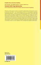 Stochastic Multi-Stage Optimization