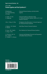 Protein Ligation and Total Synthesis II