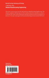 Modern Manufacturing Engineering