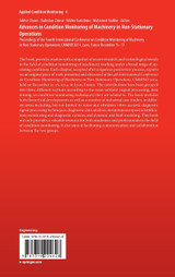 Advances in Condition Monitoring of Machinery in Non-Stationary Operations Advances in Condition Monitoring of Machinery in Non-Stationary Operations