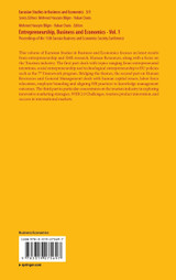 Entrepreneurship, Business and Economics - Vol. 1 Entrepreneurship, Business and Economics - Vol. 1