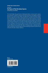 The Physics of Thin Film Optical Spectra