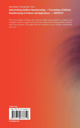 Industrializing Additive Manufacturing - Proceedings of Additive Manufacturing in Products and Applications - AMPA2017 Industrializing Additive Manufacturing - Proceedings of Additive Manufacturing in Products and Applications - AMPA2017