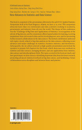 New Advances in Statistics and Data Science